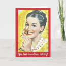 Search for retro woman birthday cards Funny