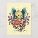 Search for looney tunes characters postcards Tweety bird