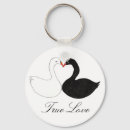 Search for white swan key rings Black