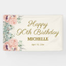 Search for 90th birthday banners Elegant