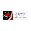 Search for red white stripes return address labels Flag