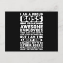 Search for employee postcards Boss