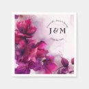 Search for fuchsia napkins Watercolor