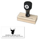Search for deer rubber stamps Return address