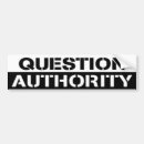 Search for question bumper stickers Authority