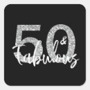 Search for modern silver stickers 50 and fabulous