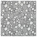 Search for black and white circles fabric Abstract