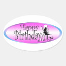 Search for girls womans birthday party stickers Girly