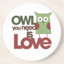 Search for owl coasters Design