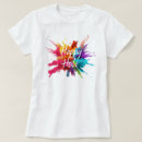 Search for india womens tshirts Happy holi