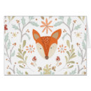 Search for woodland foxes postcards Nursery