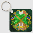 Search for lucky design key rings Shamrock