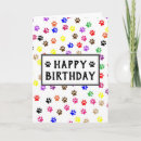 Search for paw print cards Dad