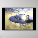 Search for alien visitors posters Aliens
