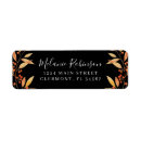Search for orange black return address labels Autumn