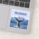Search for alaska vintage travel stickers Whale
