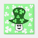 Search for green shamrocks magnets Cartoon