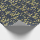 Search for navy and gold christmas wrapping paper Snowflake