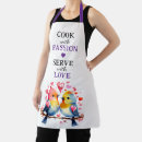 Search for love birds aprons Hearts
