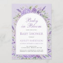Search for lavender baby shower invitations Baby in bloom