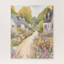 Search for wildflower puzzles Watercolor