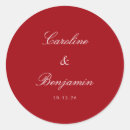 Search for elegant red and white stickers Formal