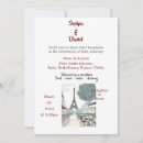 Search for paris destination wedding invitations Eiffel tower
