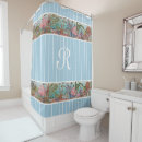 Search for vintage fish shower curtains Beach house
