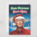 Search for make great again christmas cards Maga