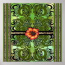 Search for damask green posters Pattern