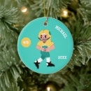 Search for football jersey christmas tree decorations Player
