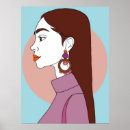 Search for earrings posters Woman