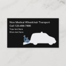 Search for medical transportation business cards Van