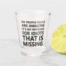 Search for funny shot glasses Typography