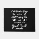 Search for book lover doormats Christmass