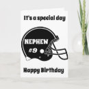 Search for football player birthday cards Nephew