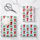 Search for snowy wrapping paper Snowman