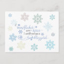 Search for love snow postcards Snowflake