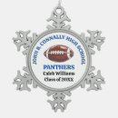 Search for football coach christmas tree decorations Blue