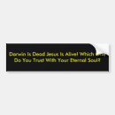 Search for darwin bumper stickers Jesus