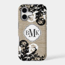 Search for rustic burlap iphone cases Initials