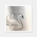 Search for white swans napkins Bridal