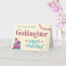 Search for goddaughter birthday cards Pretty