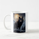Search for black wolf mugs Mountains