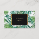 Search for tropical business cards Leaves