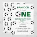 Search for soccer 1st birthday invitations Boys
