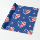 Search for independence day wrapping paper America