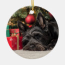 Search for scottie dog christmas tree decorations Black