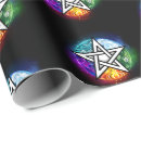Search for wiccan wrapping paper Pentacle