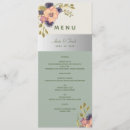 Search for blush and sage green wedding menus Botanical